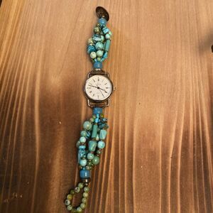 Cheval watch turquoise band New Battery Working